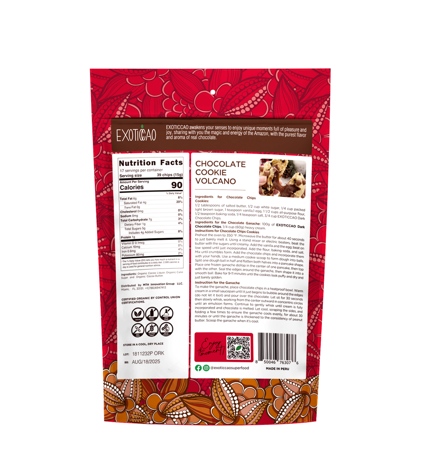 Organic Dark Chocolate Baking & Snacking Chips