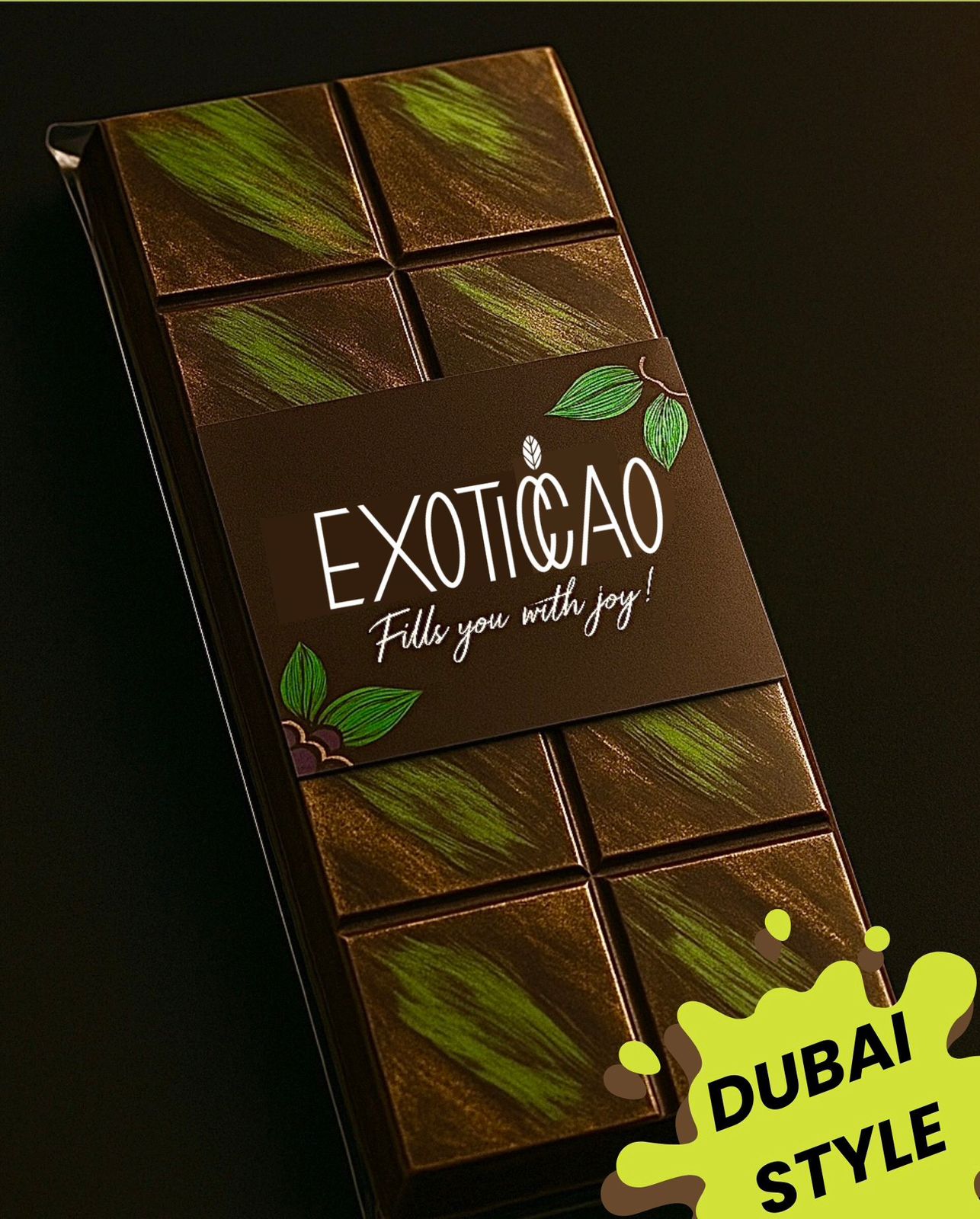 Dubai Chocolate Bar - Vegan