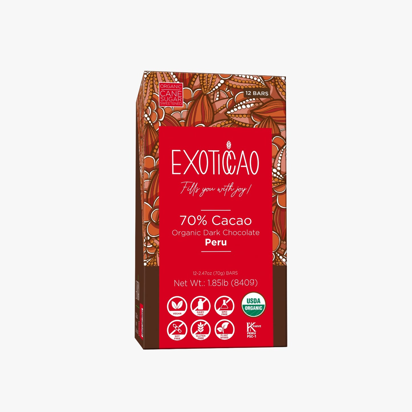 Organic Dark Chocolate Bar