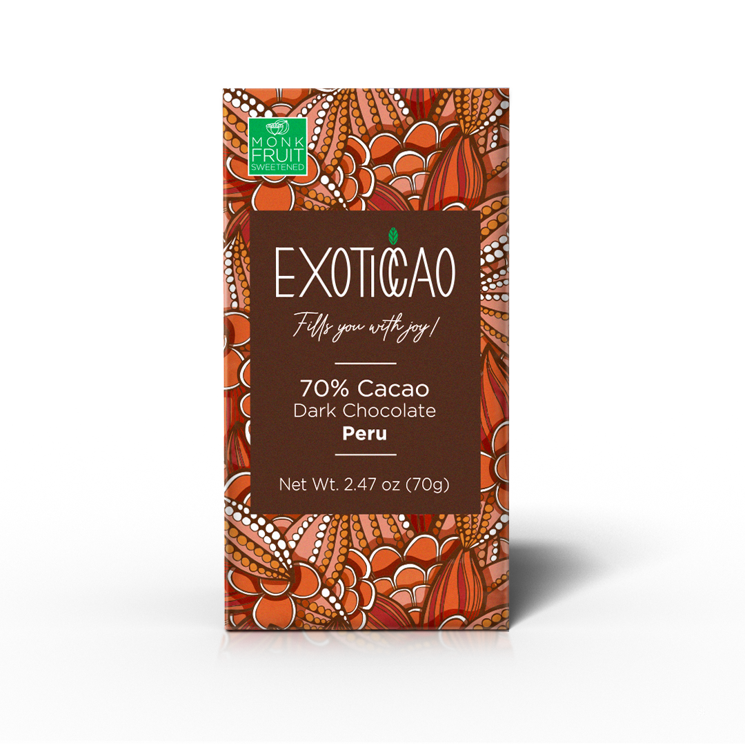 Dark Chocolate Bar -No Sugar Added