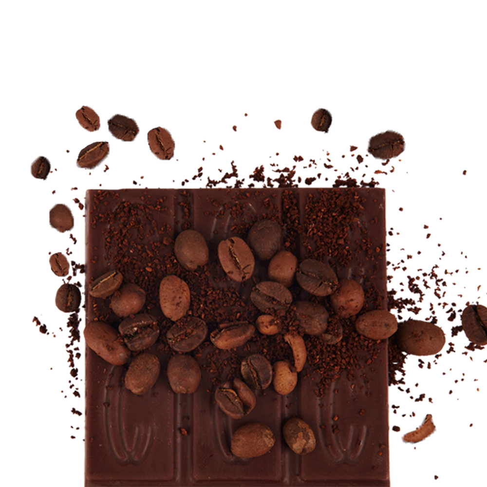 Ground Roasted Coffee Organic Dark Chocolate Bar