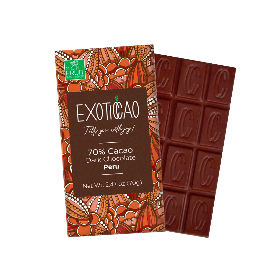 Dark Chocolate Bar -No Sugar Added