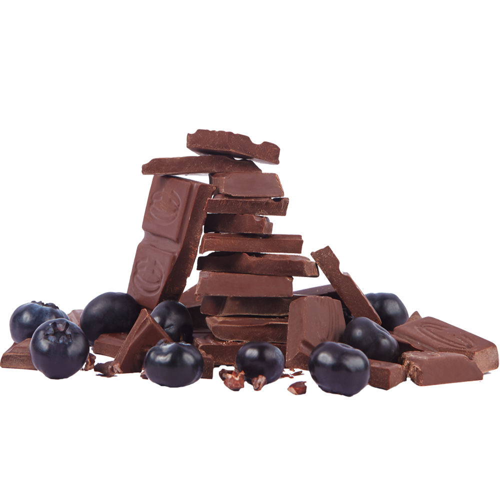 Blueberry Organic Dark Chocolate Bar