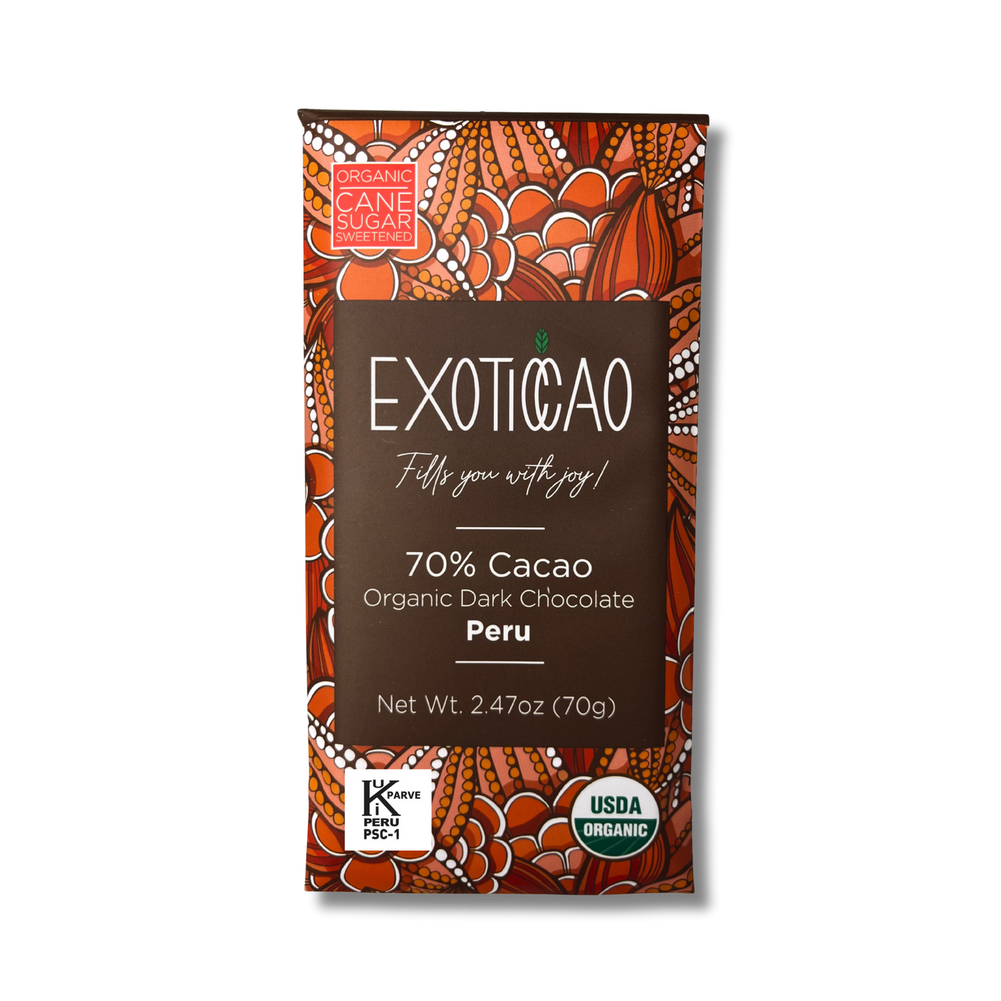 Organic Dark Chocolate Bar