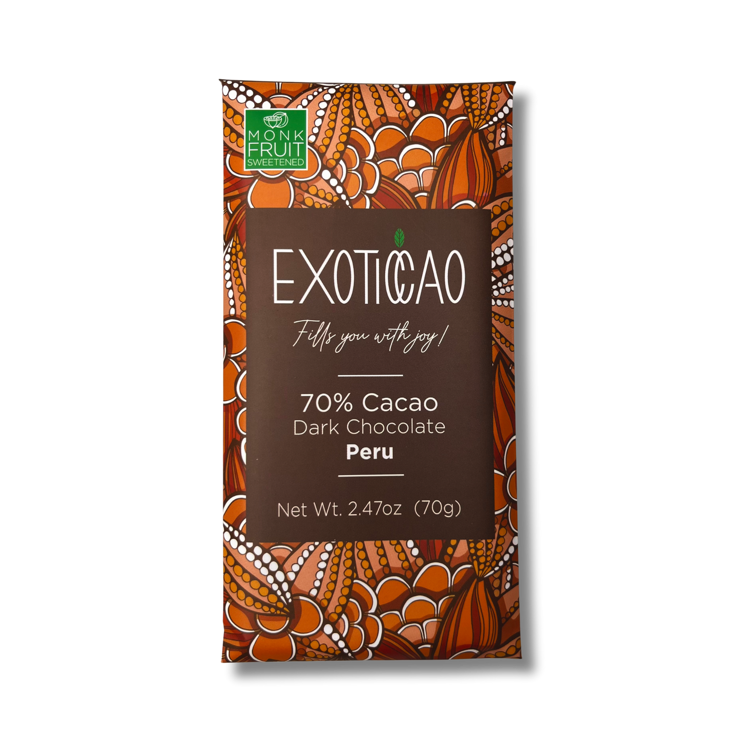 Dark Chocolate Bar -No Sugar Added